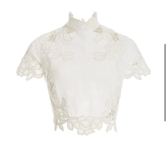 BNWT Cult Gaia Fillipa Embroidered Top - Picture 2 of 8